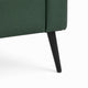 Heya Lounge Sofa Chair Set of 2 | Track Arms | Green Faux Leather