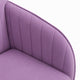 Kena Swivel Office Chair | Lilac Purple Tufted Velvet | Adjustable Height