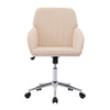 Kena Swivel Office Chair | Khaki Tufted Velvet | Adjustable Height