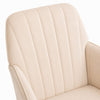 Kena Swivel Office Chair | Khaki Tufted Velvet | Adjustable Height