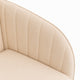 Kena Swivel Office Chair | Khaki Tufted Velvet | Adjustable Height
