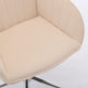 Kena Swivel Office Chair | Khaki Tufted Velvet | Adjustable Height