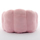 Lery Lotus Accent Sofa Chair | Compressed Bean Bag | Pink Faux Fur