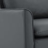Heya Lounge Sofa Chair Set of 2 | Track Arms | Light Gray Faux Leather