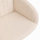 Kena Swivel Office Chair | Adjustable Height | Beige Tufted Velvet | Gold