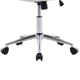 Kena Swivel Office Chair | Beige Tufted Velvet | Adjustable Height | Silver