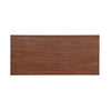 Writing Desk I 3 Drawers I Trestle w Stretcher I Nickel Knobs I Brown 51"