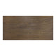 Meza Counter Height Writing Desk I 6 Shelves I Brown I Black Metal 60"