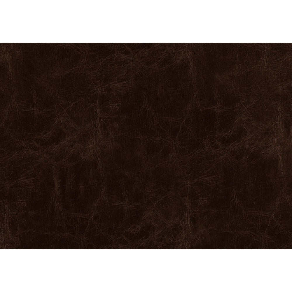 Mont Armchair I Medallion Back I Scroll Arms I Foam Fill Brown Faux Leather