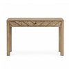 Writing Desk w Drawer I Angular Planks I Square Legs I Light Brown 48"