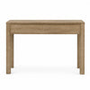 Writing Desk w Drawer I Angular Planks I Square Legs I Light Brown 48"