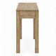 Writing Desk w Drawer I Angular Planks I Square Legs I Light Brown 48"
