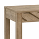 Writing Desk w Drawer I Angular Planks I Square Legs I Light Brown 48"