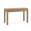 Writing Desk w Drawer I Angular Planks I Square Legs I Light Brown 48"