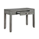 Gare Writing Desk w Drawer I Frame Molding I Rustic Gray & Silver 42"