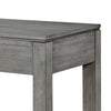 Gare Writing Desk w Drawer I Frame Molding I Rustic Gray & Silver 42"