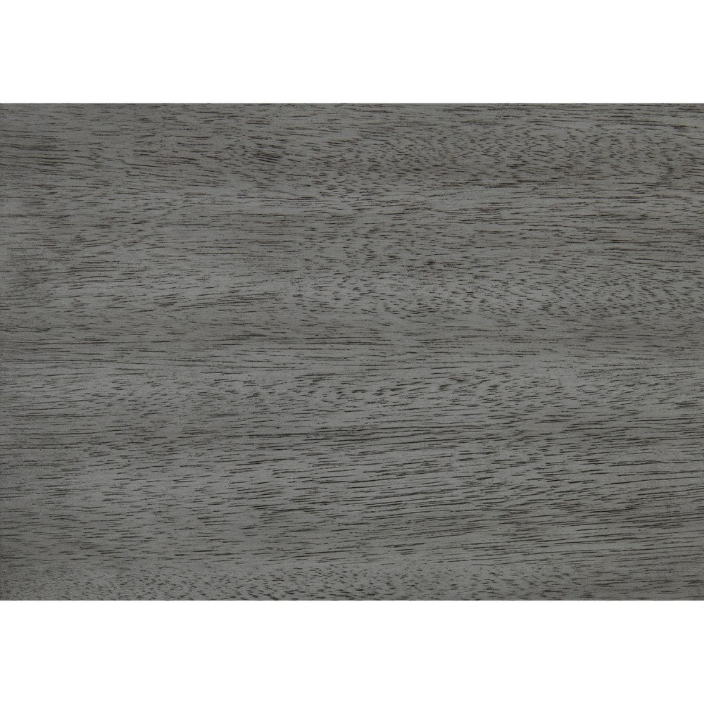 Gare Bookcase  4 Cubby Shelves I Low Profile I Rustic Gray Wood 43"