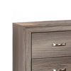Aaz Nightst& | 2 Drawers | Silver H&les | Weathered Gray