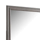 Aaz Dresser Mirror | Framed Design | Weathered Gray 37x47 Rectangular
