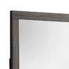 Luyi Dresser Mirror | Framed Border | Textured Foil Gray 35" Square