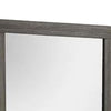 Luyi Dresser Mirror | Framed Border | Textured Foil Gray 35" Square