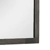Luyi Dresser Mirror | Framed Border | Textured Foil Gray 35" Square