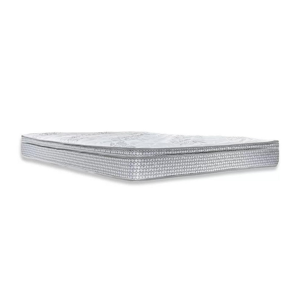 Dolly Euro Top Full Mattress | Smartfoam Fill | Bonnel Springs | White 9"