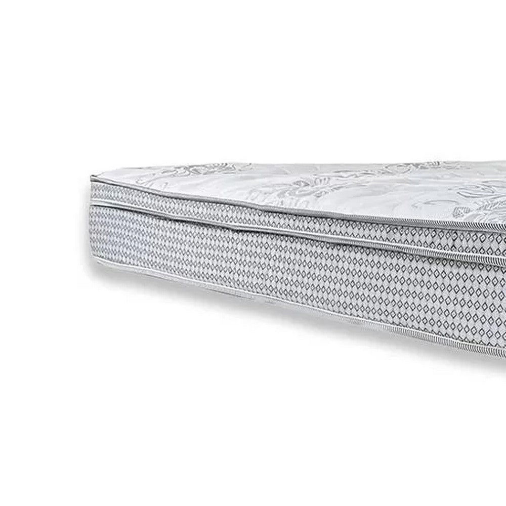Dolly Euro Top Full Mattress | Smartfoam Fill | Bonnel Springs | White 9"
