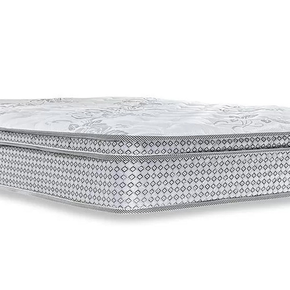Dolly Euro Top Full Mattress | Smartfoam Fill | Bonnel Springs | White 9"