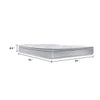 Dolly Euro Top Full Mattress | Smartfoam Fill | Bonnel Springs | White 9"