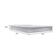 Dolly Euro Top Full Mattress | Smartfoam Fill | Bonnel Springs | White 9"