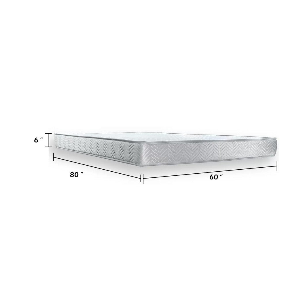 Lape Queen Mattress | 3 Layer Gel Memory Foam | Motion Isolation | Gray 6"
