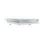 Lape Queen Mattress | 3 Layer Gel Memory Foam | Motion Isolation | Gray 6"