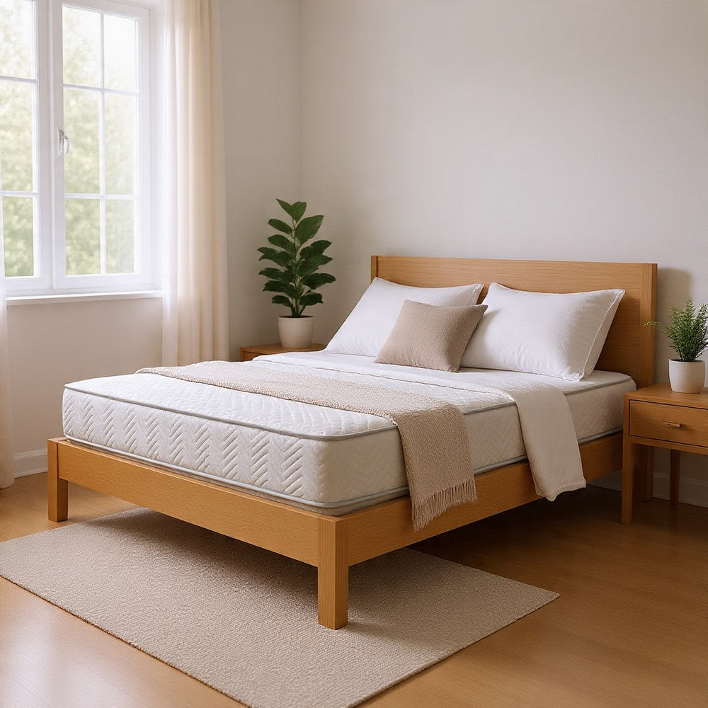 Lape Queen Mattress | 3 Layer Gel Memory Foam | Motion Isolation | Gray 6"