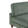 Yama Modular Armless Accent Chair | Foam Fill | Sage Green Corduroy