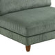 Yama Modular Armless Accent Chair | Foam Fill | Sage Green Corduroy