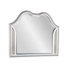 Dresser Mirror w LED | Double Arched Top | Glitter Stripes | Silver 40x48