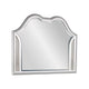Dresser Mirror w LED | Double Arched Top | Glitter Stripes | Silver 40x48