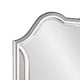 Dresser Mirror w LED | Double Arched Top | Glitter Stripes | Silver 40x48