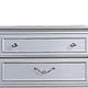 Kiol Tall Dresser Chest | 5 Drawers | Glitter Stripes | Crystal | Smoke Gray