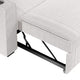 Revi Convertible Sofa w 2 Pillows | USB & Cupholders | Beige Corduroy