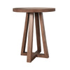 Mika Dining Pub Table | 30" Round Top with Cross Base | Wheat Brown