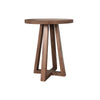 Mika Dining Pub Table | 30" Round Top with Cross Base | Wheat Brown