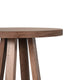 Mika Dining Pub Table | 30" Round Top with Cross Base | Wheat Brown