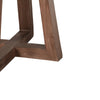 Mika Dining Pub Table | 30" Round Top with Cross Base | Wheat Brown