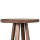 Mika Dining Pub Table | 30" Round Top with Cross Base | Wheat Brown