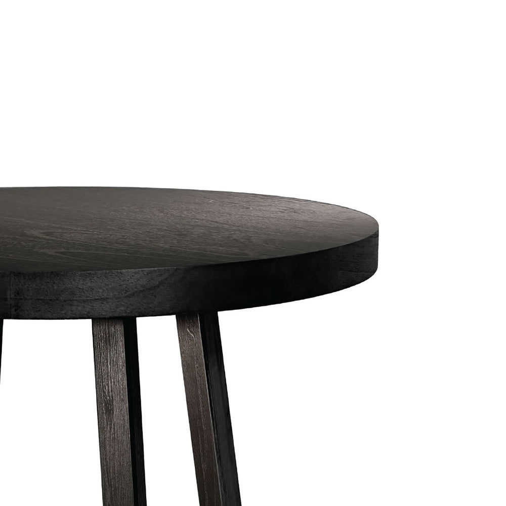 Mika Counter Height Dining Table | 44" Round Top | Umbra Black