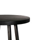 Mika Counter Height Dining Table | 44" Round Top | Umbra Black