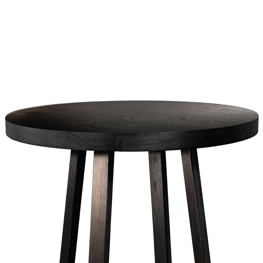 Mika Counter Height Dining Table | 44" Round Top | Umbra Black