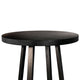 Mika Counter Height Dining Table | 44" Round Top | Umbra Black